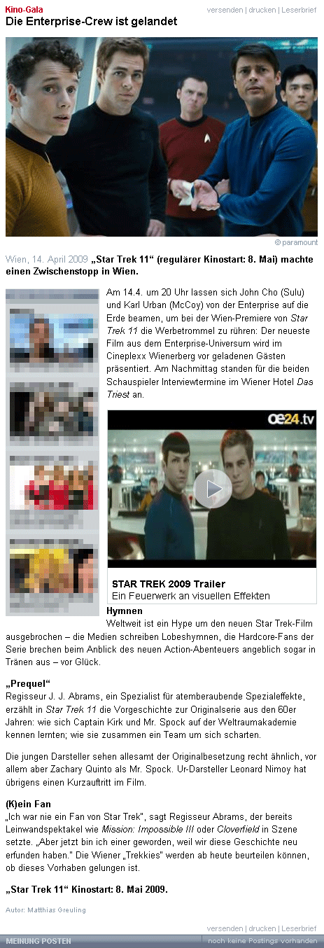 Oe24.at - Details zu "Star Trek 11"